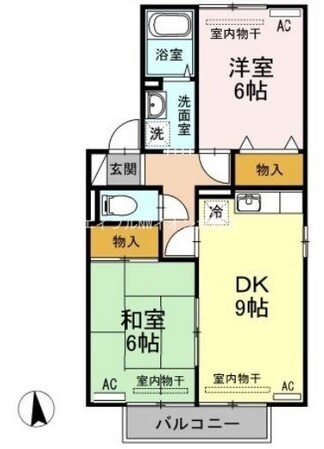 ドミール２１の物件間取画像